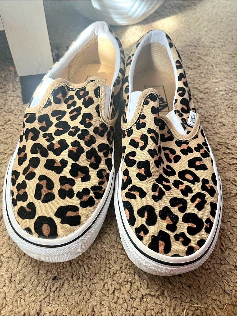 Vans Classic Slip-On Leopard Print Sneakers